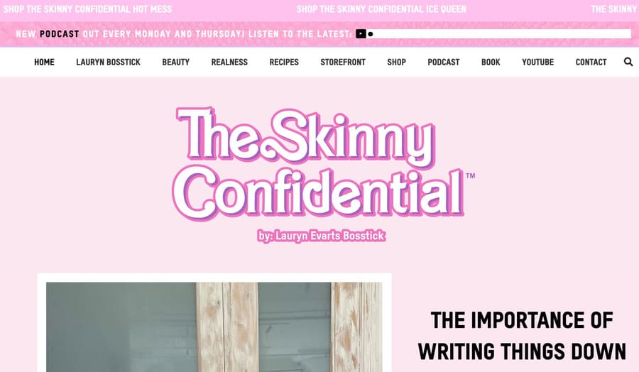 lifestyle blogs the skinny confidential homepage